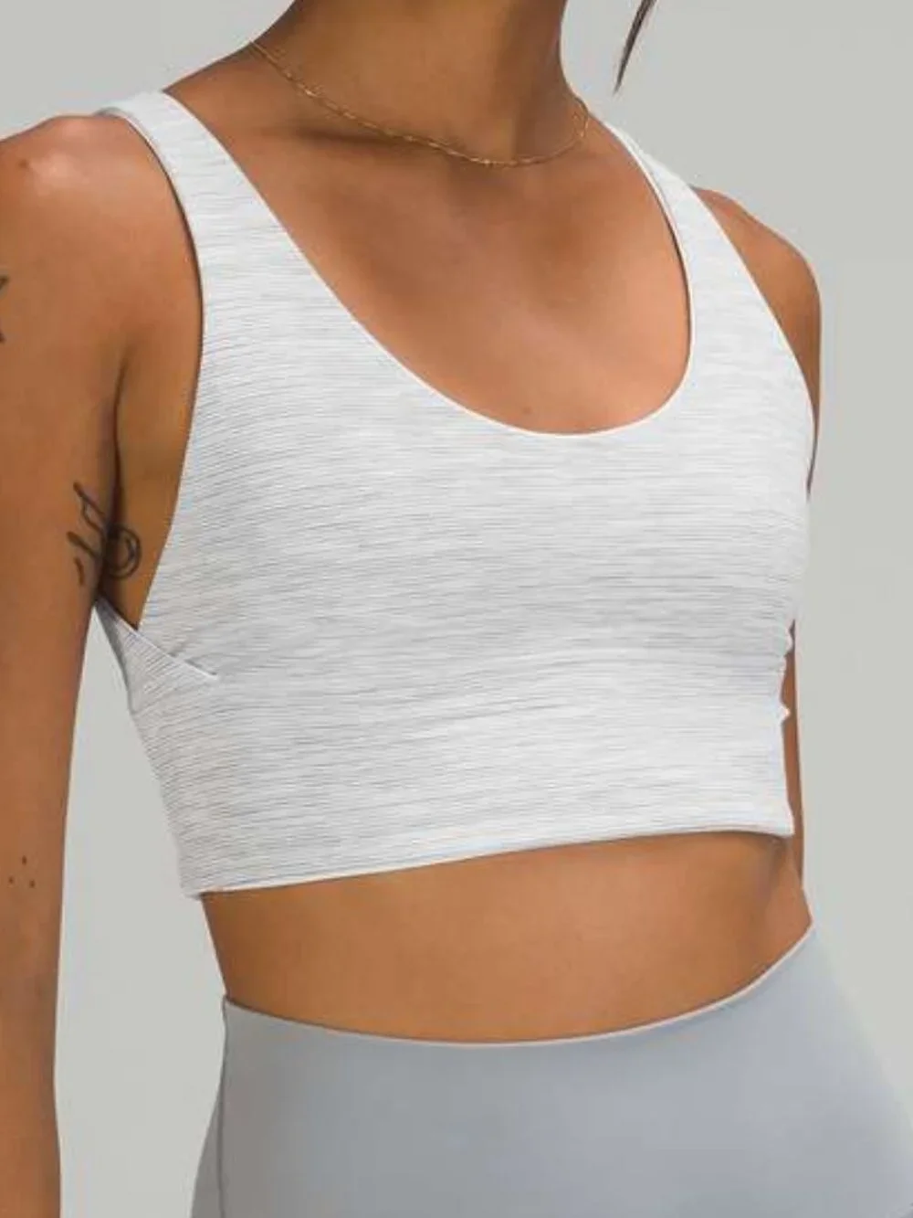 Lululemon Align Reversible Bra *Light Support, A/B Cup White / Wee Are Space 6